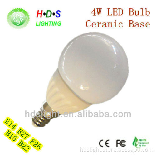 Globe Bulb 4W LED lamp candle E14